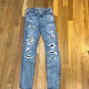 American eagle jeans blue